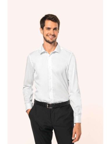 KAR-PK506-MEN'S LONG-SLEEVED TWILL SHIRT